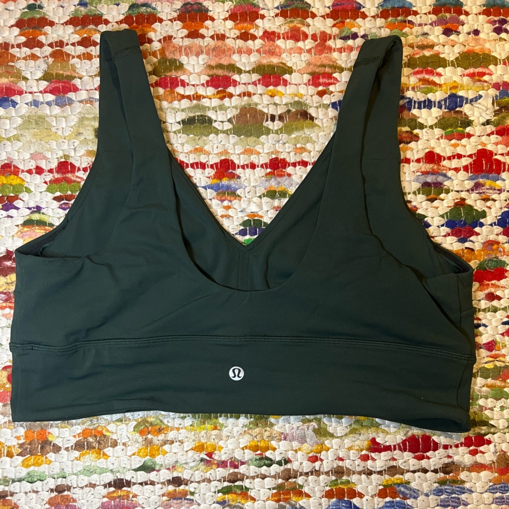 lululemon athletica Deep Green Sports Bra